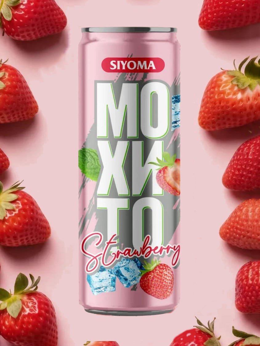 Напиток безалкогольный Siyoma Мохито Strawberry ж/б 0,33 л