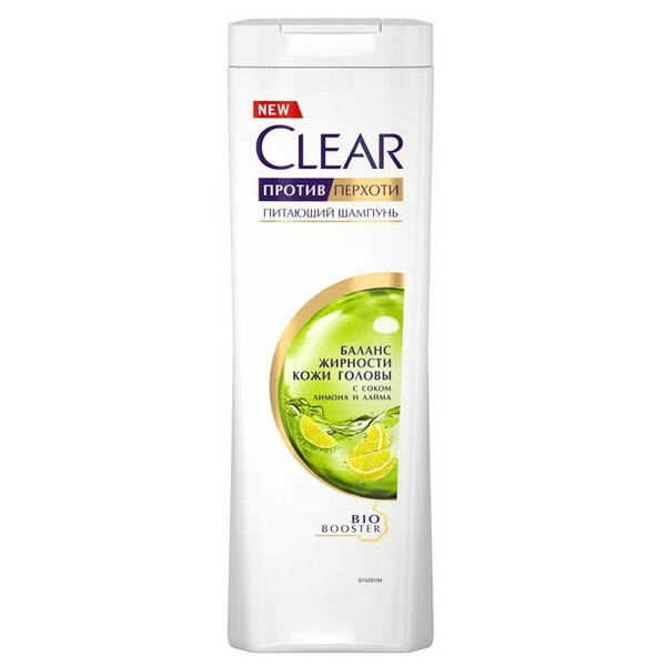 ШАМПУНЬ БАЛАНС ЖИРНОСТИ CLEAR 180МЛ