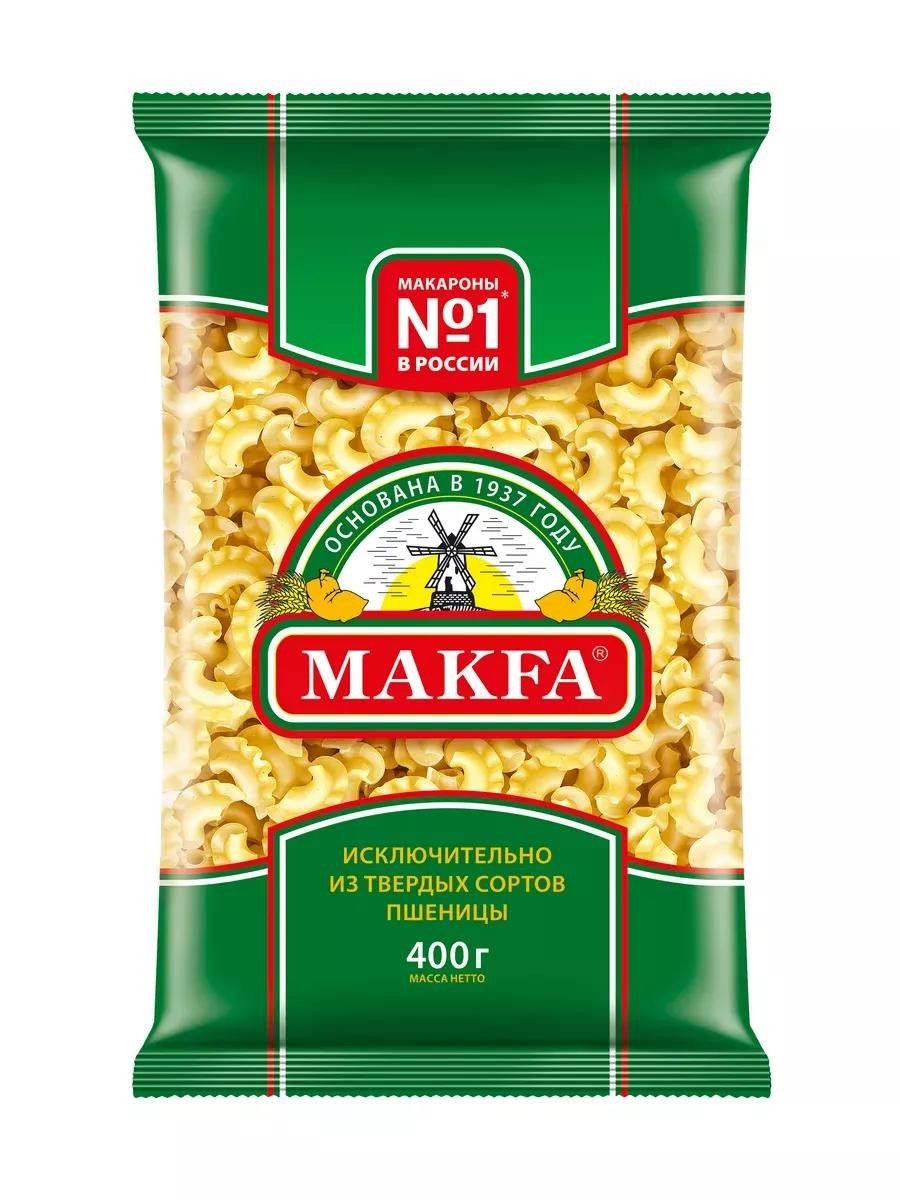 Макароны Макфа "Гребешки" 400