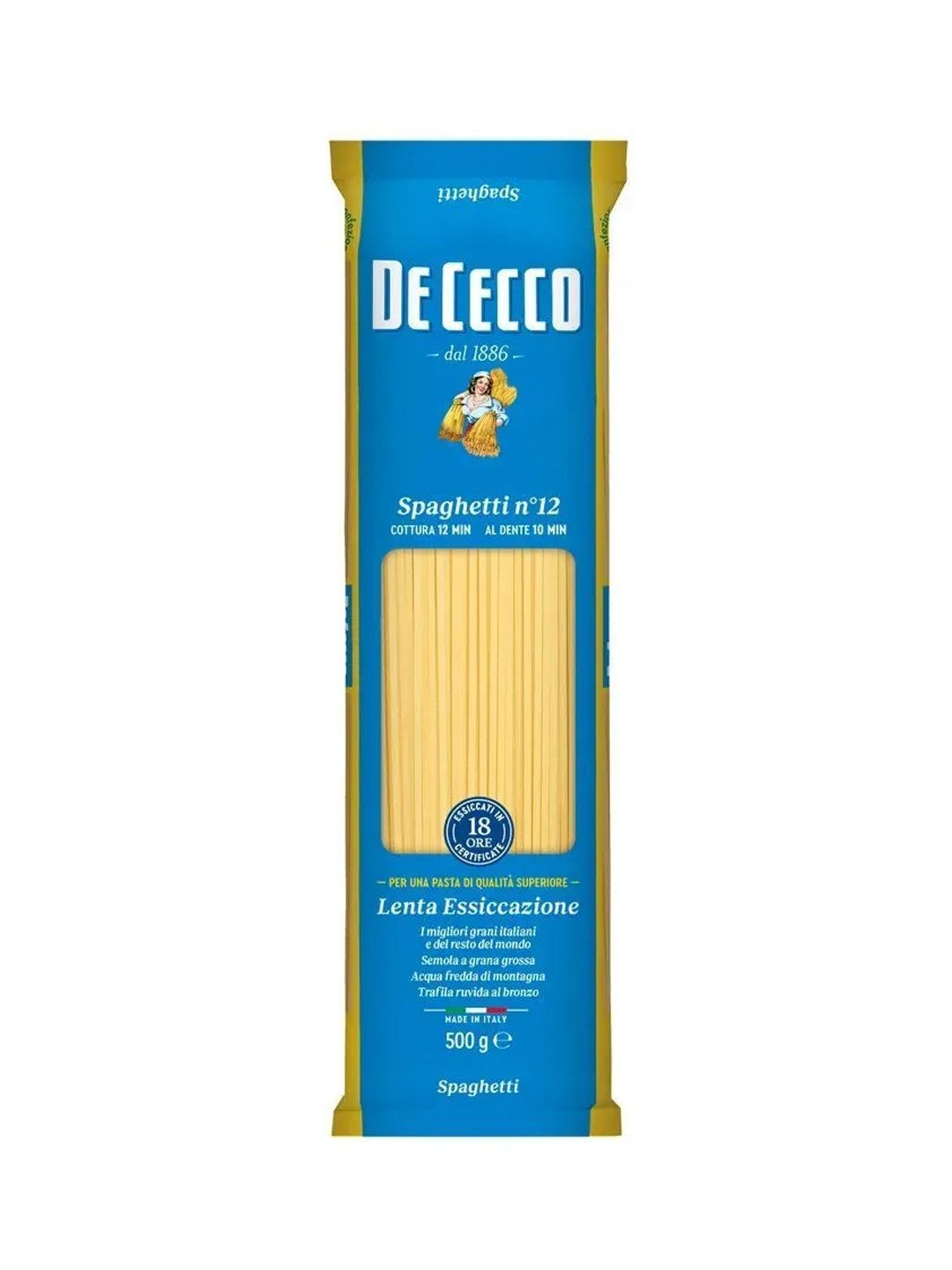 Макароны "DeCecco" Spagetti n.12, 500 г