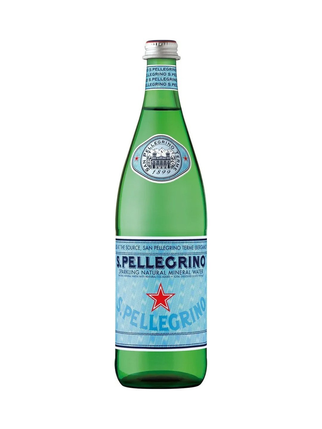 Лечебное столовая вода "S.Pellegrino" с/б, 0,5 л