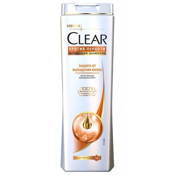 ШАМПУНЬ ВЫПАД.ВОЛОС М. CLEAR 380МЛ