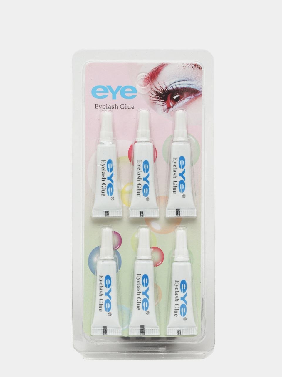 Набор клея для накладных ресниц Eye Eyelash Glue, 6 тюбиков