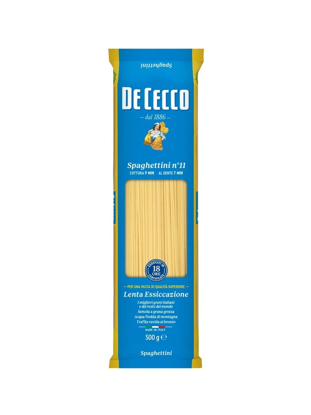 Макароны "DeCecco" Спагетти n.11, 500 г